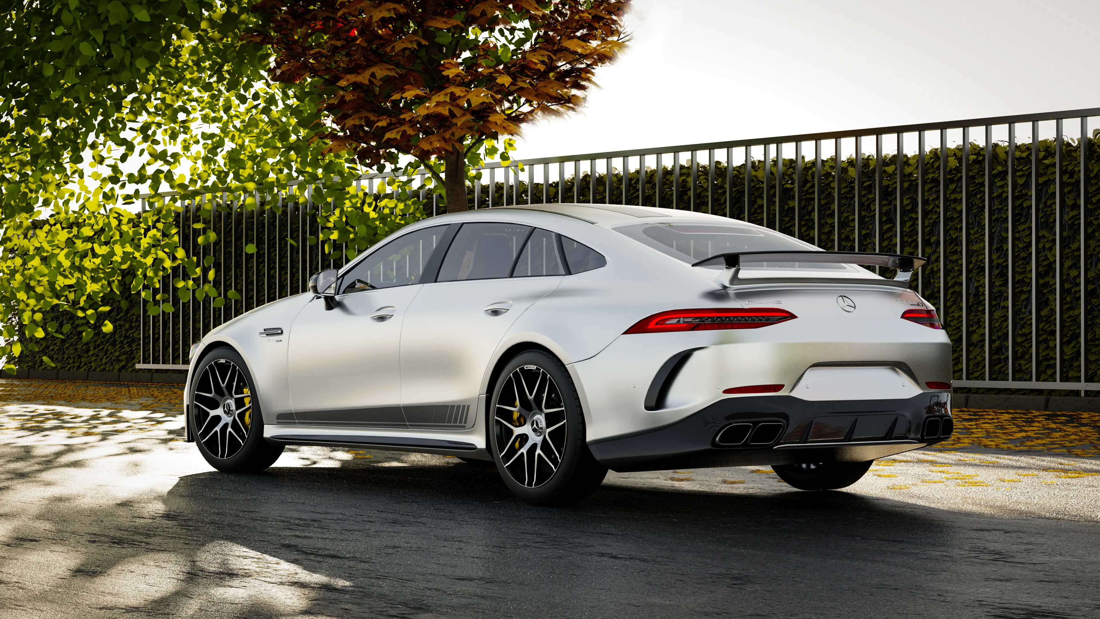 Mercedes-AMG GT 63 S Rear Angle